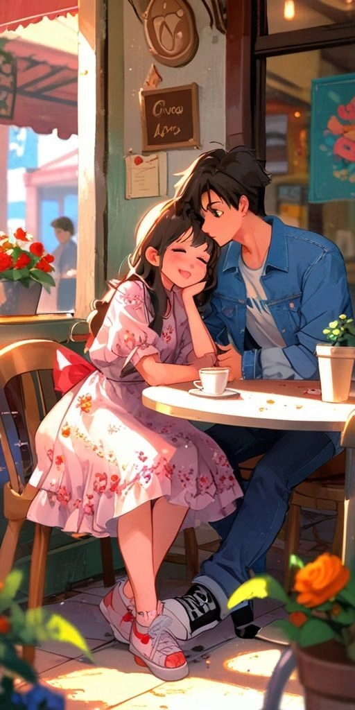ảnh cặp đôi anime chibi cute