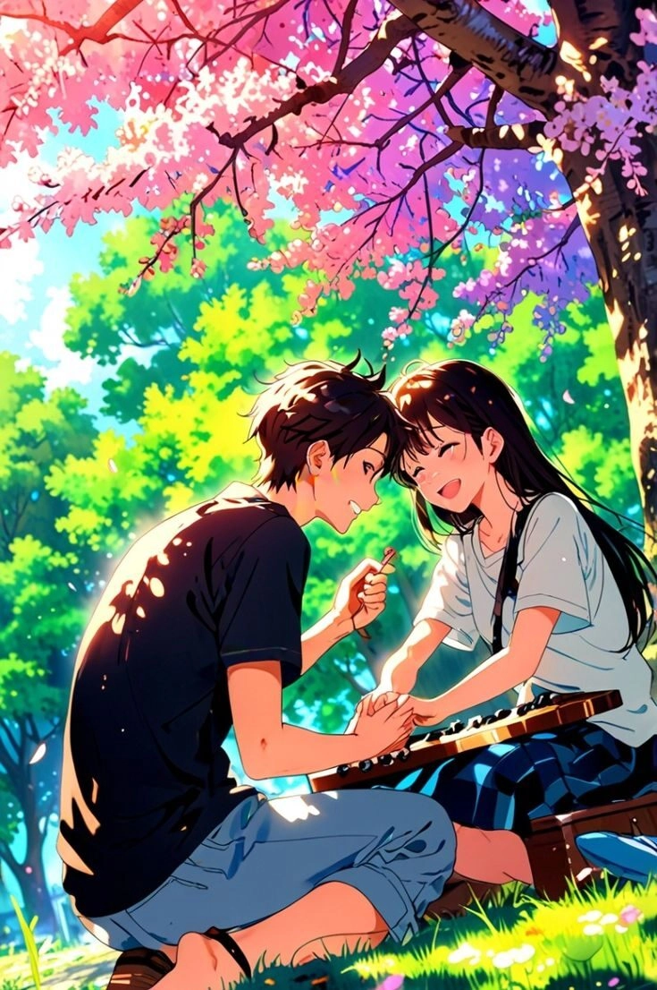 ảnh cặp đôi anime chibi cute