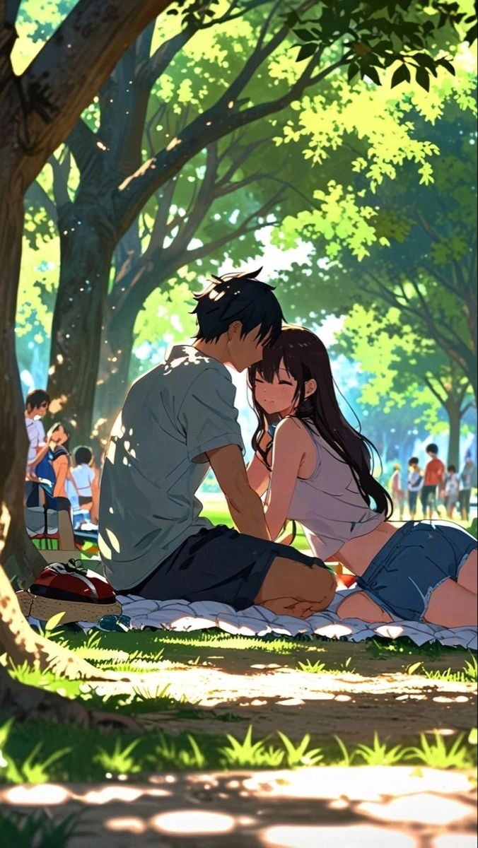 ảnh cặp đôi anime chibi cute