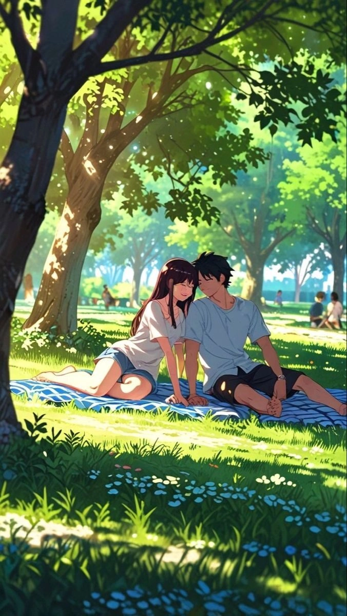 ảnh cặp đôi anime chibi cute