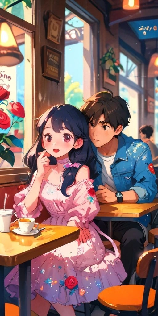 ảnh cặp đôi anime chibi cute
