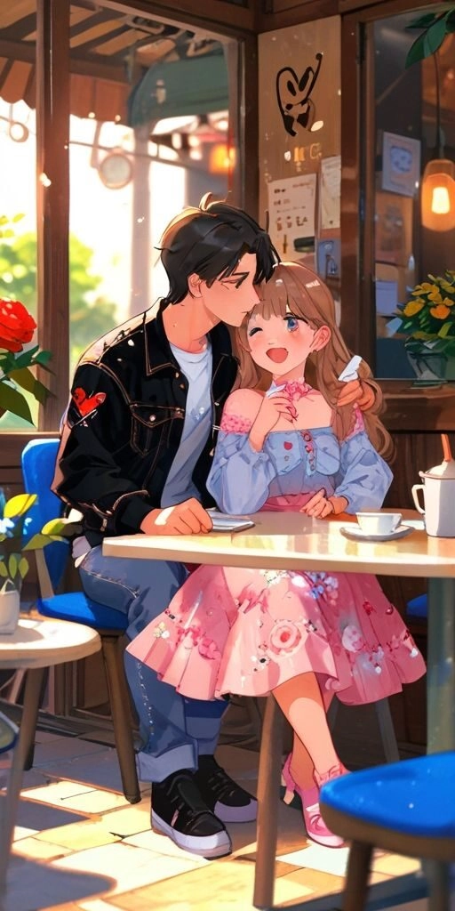 ảnh cặp đôi anime chibi cute