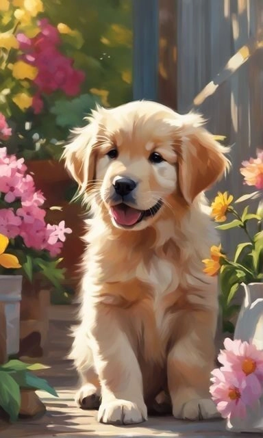 ảnh chó cute