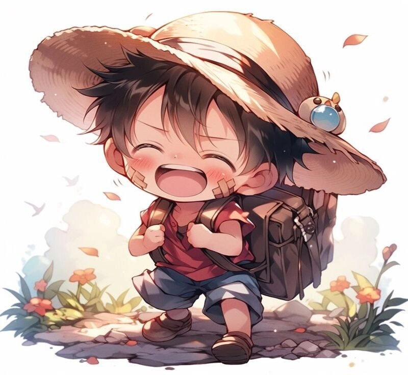 ảnh luffy hồi bé