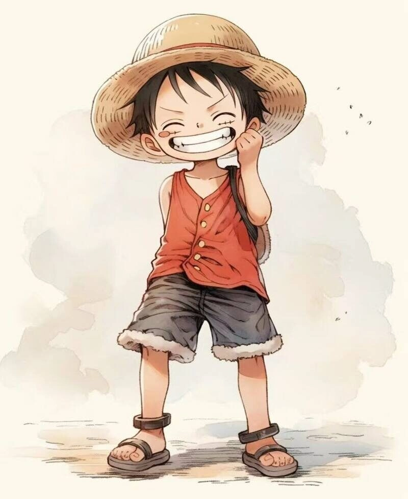 ảnh luffy hồi bé