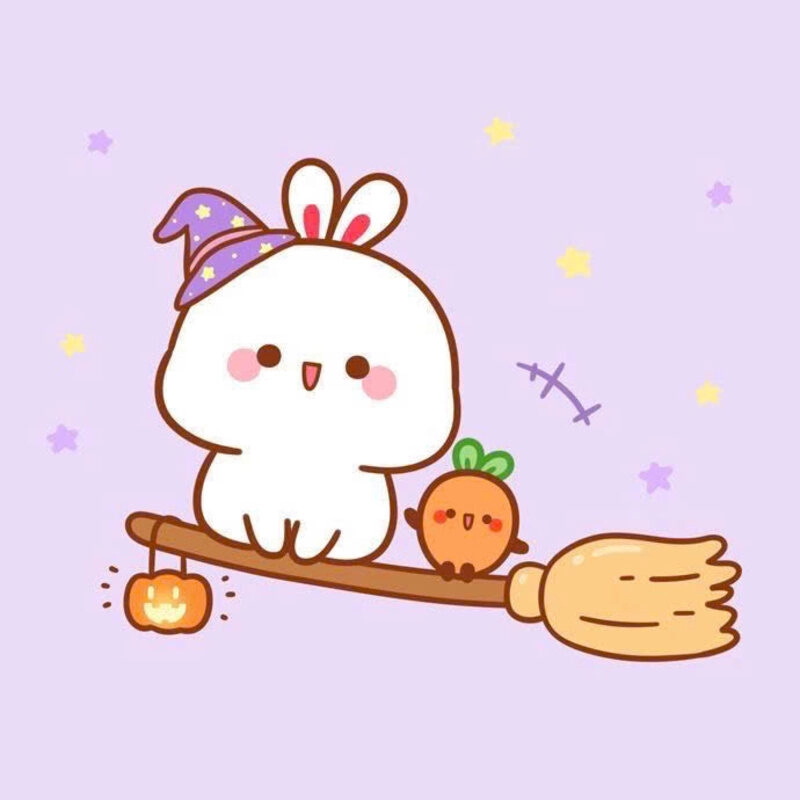 Hình ảnh thỏ siêu cute Halloween