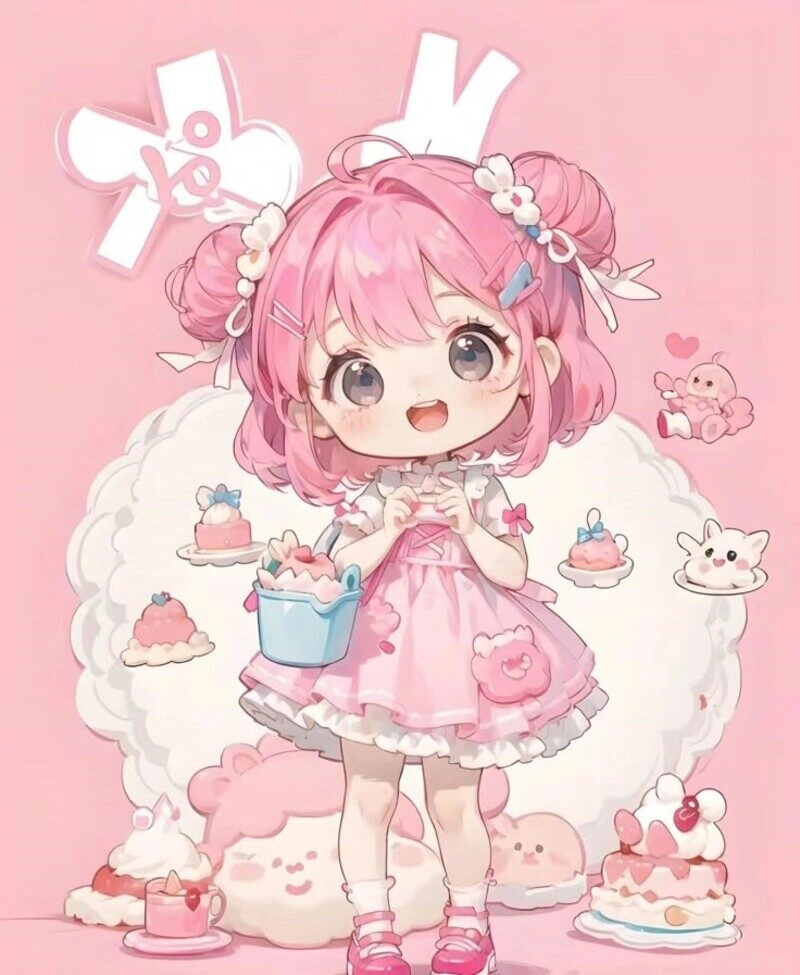 hình ảnh chibi nữ cute