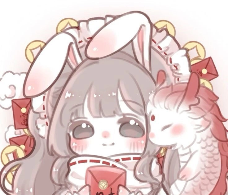 chibi cute girl avatar ảnh anime