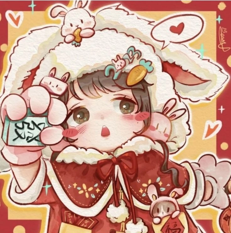 chibi cute girl avatar ảnh anime