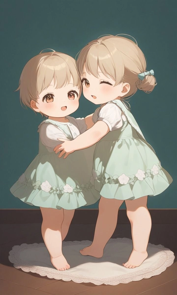 avatar chibi nữ cute đeo kính