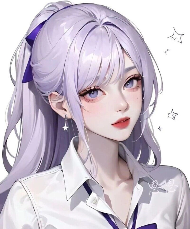 avatar tím cute