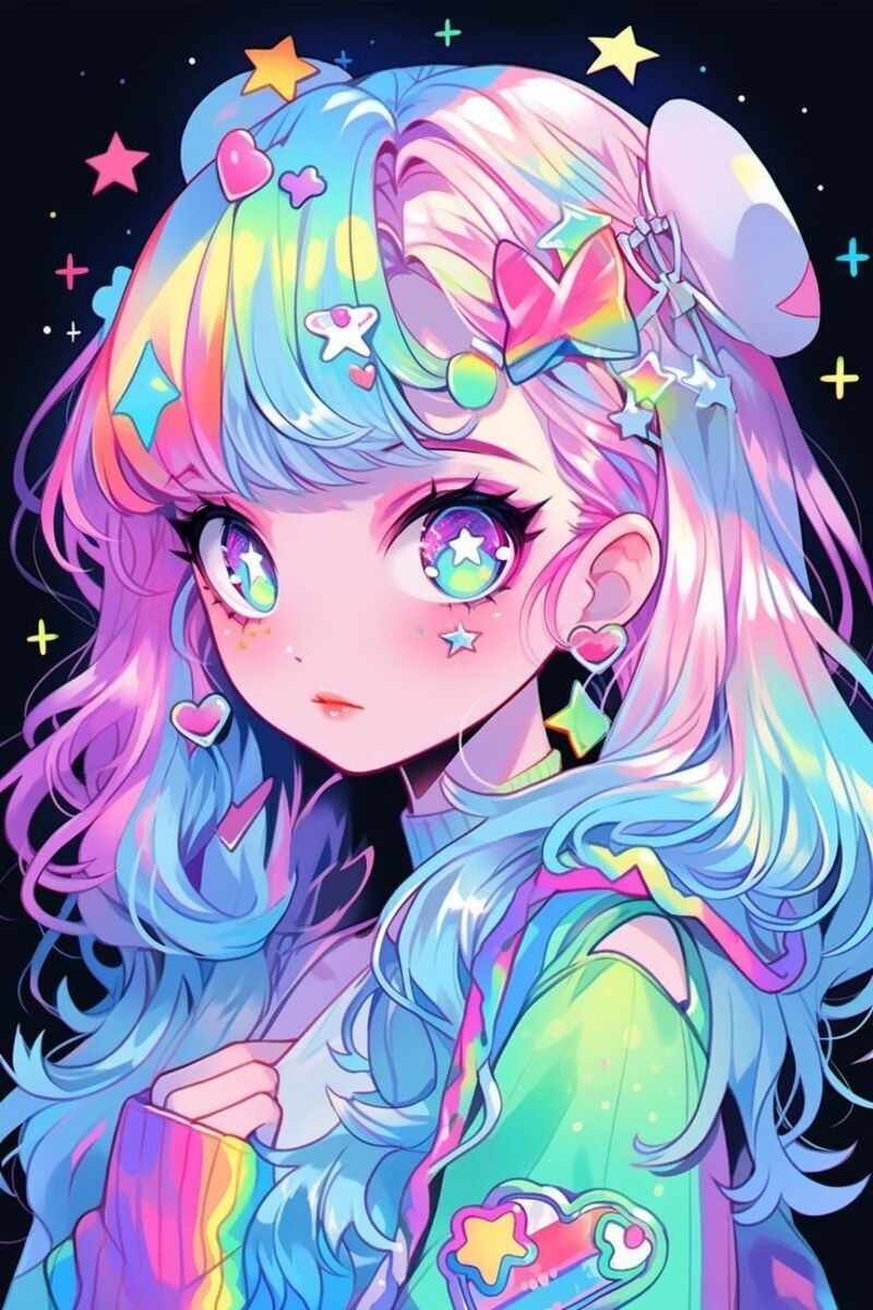 avatar tím cute