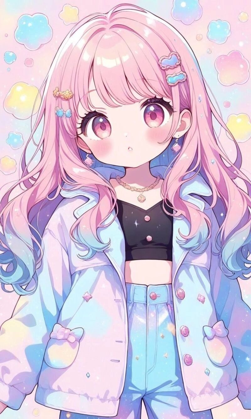 avatar tím cute