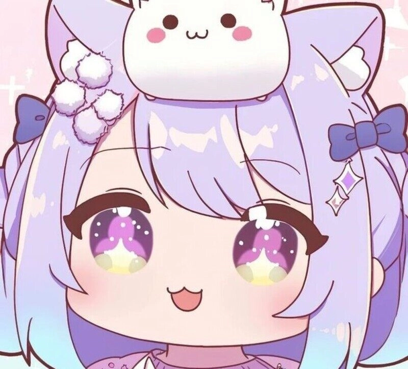 avatar tím cute