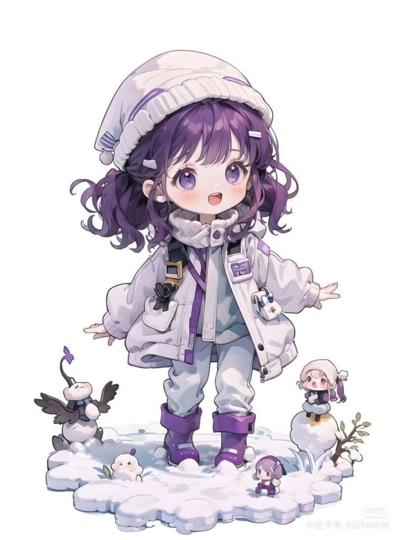 chibi cute girl avatar ảnh anime