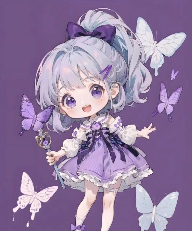 chibi cute girl avatar ảnh anime