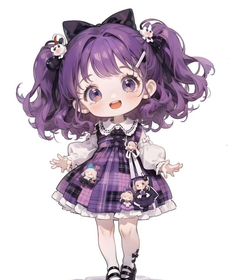 chibi cute girl avatar ảnh anime