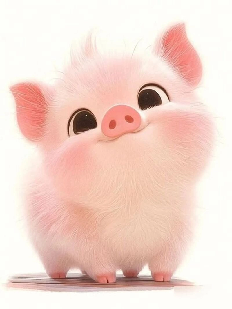 con heo cute