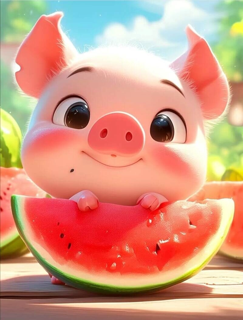con heo cute