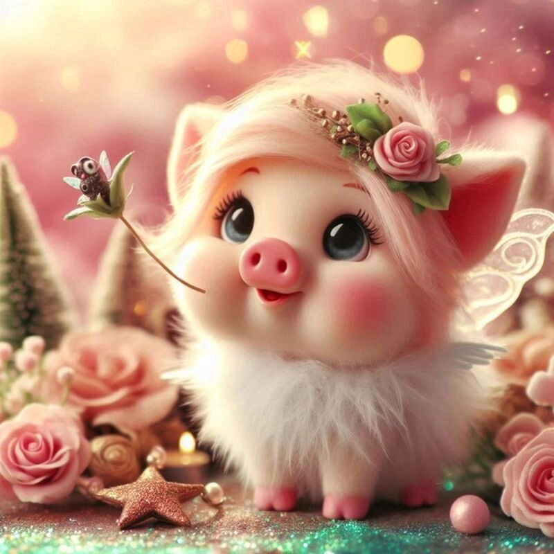 con heo cute