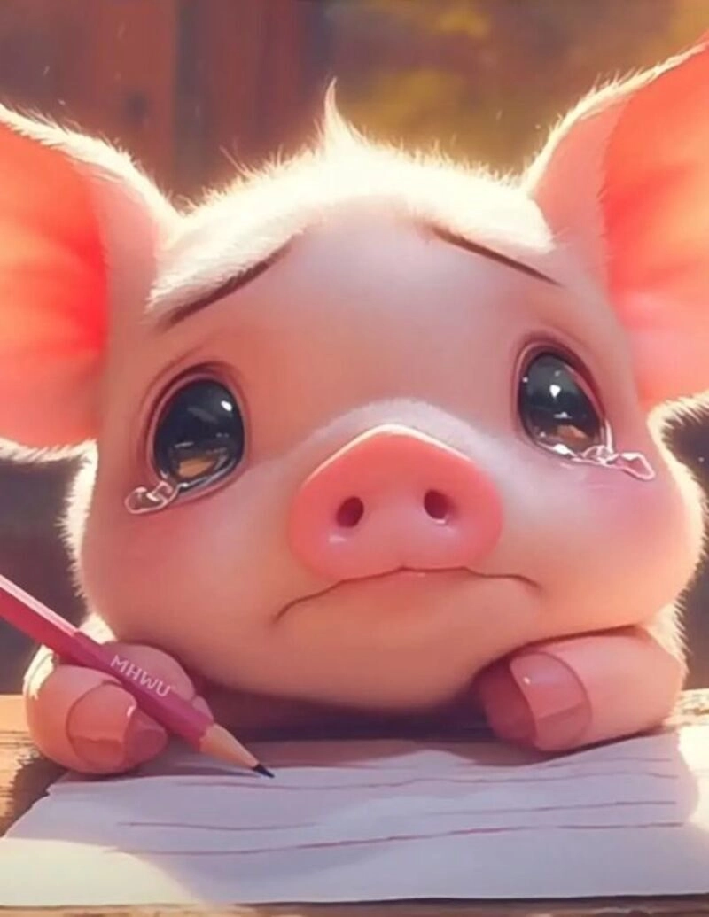 con heo cute