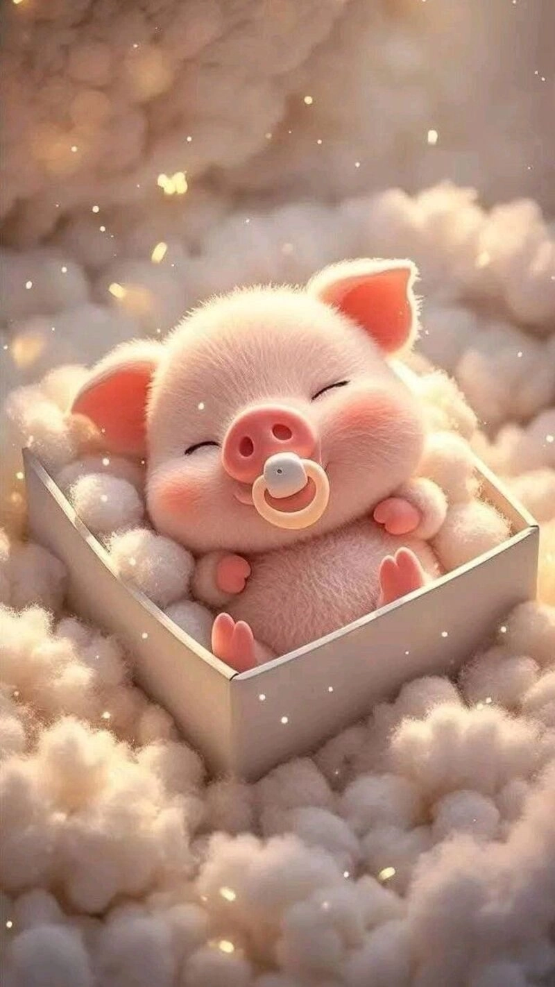 con heo cute