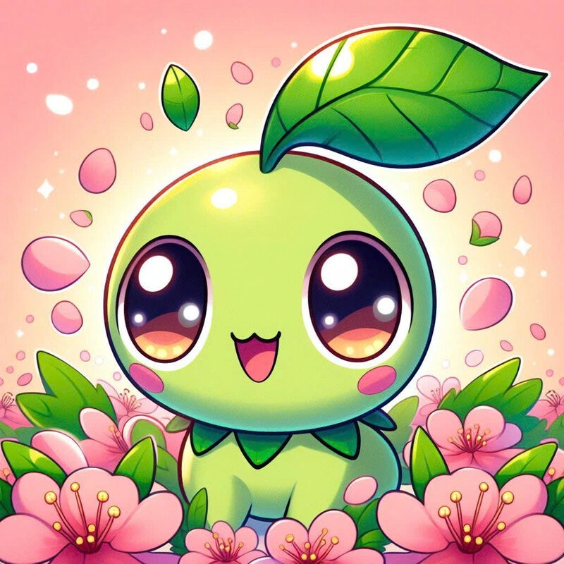 Hình ảnh Pókemon cutee biến hình lá