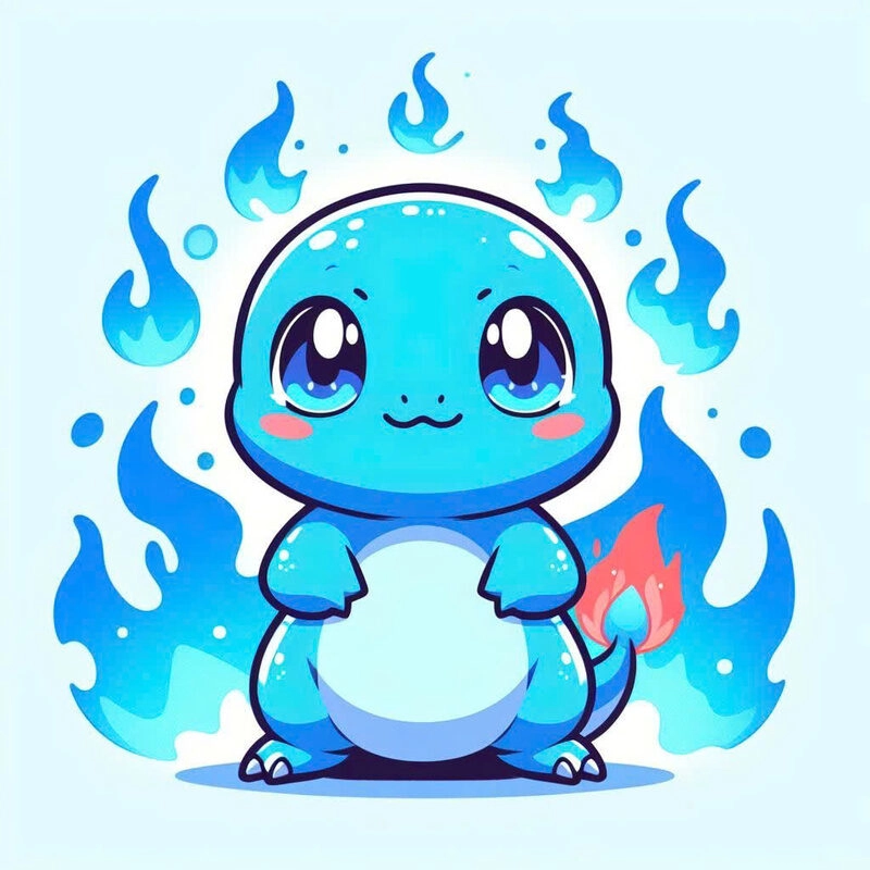 Hình ảnh Pókemon cutee biến hình lửa băng