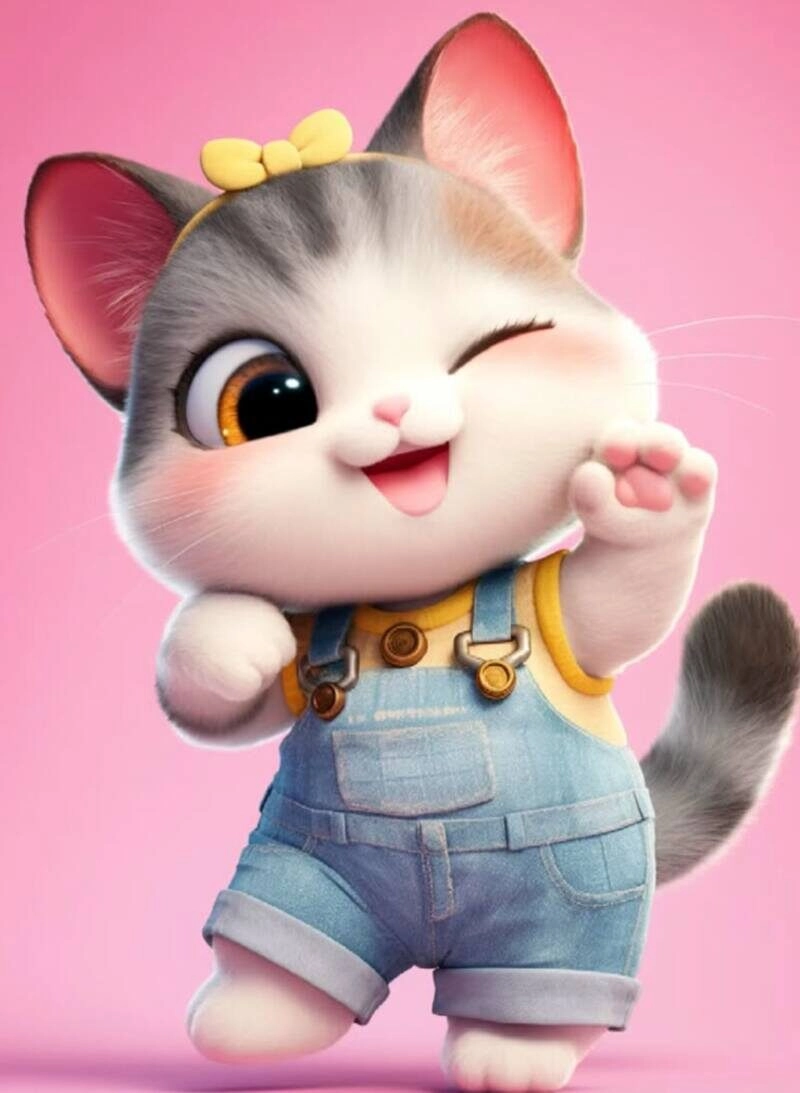 mèo 3d