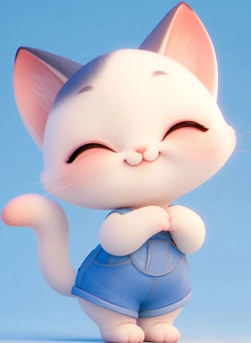 mèo 3d