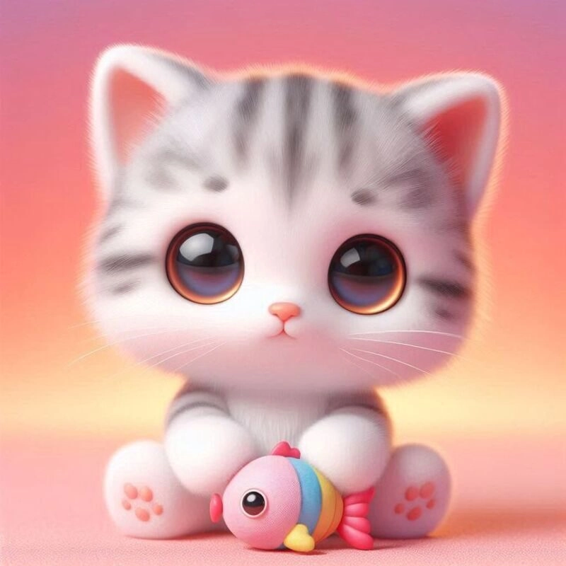 mèo 3d