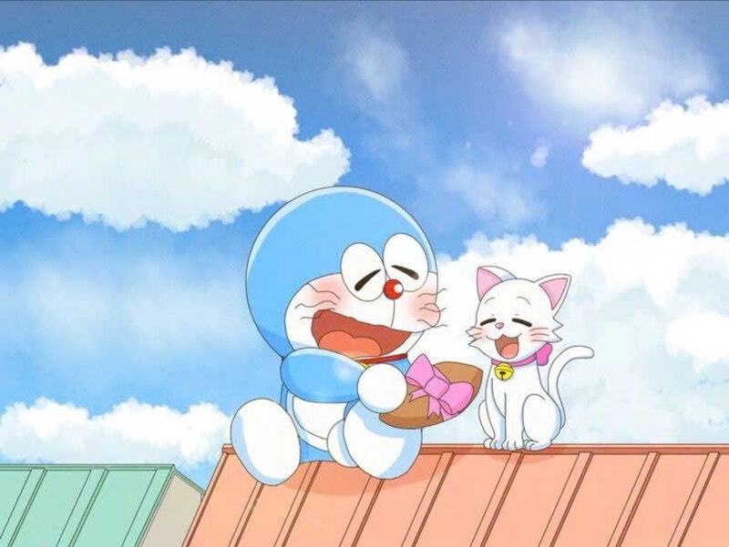 Hình ảnh Doraemon ngại ngùng