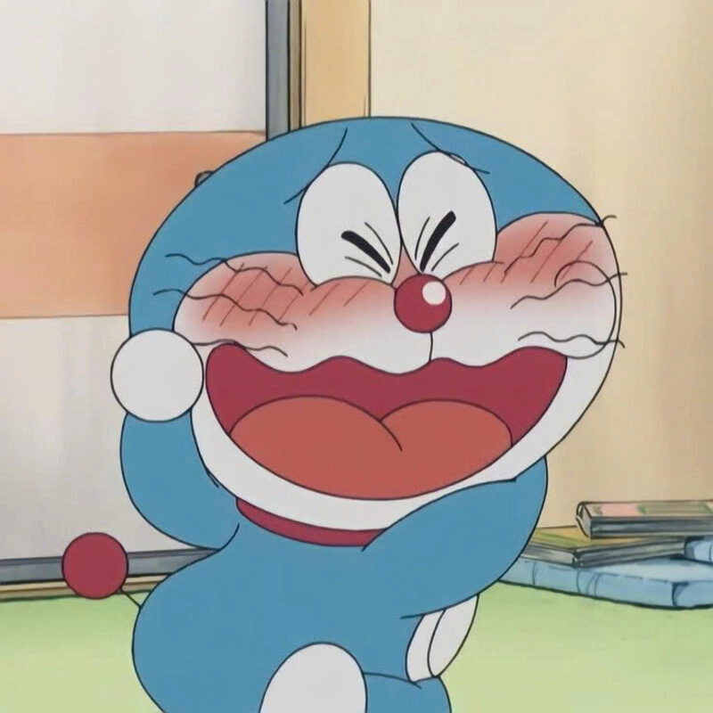 Hình ảnh Doraemon ngại ngùng