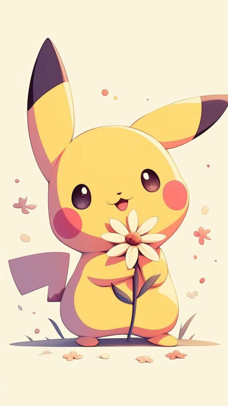 Hình ảnh pikachu cute đầy năng lượng