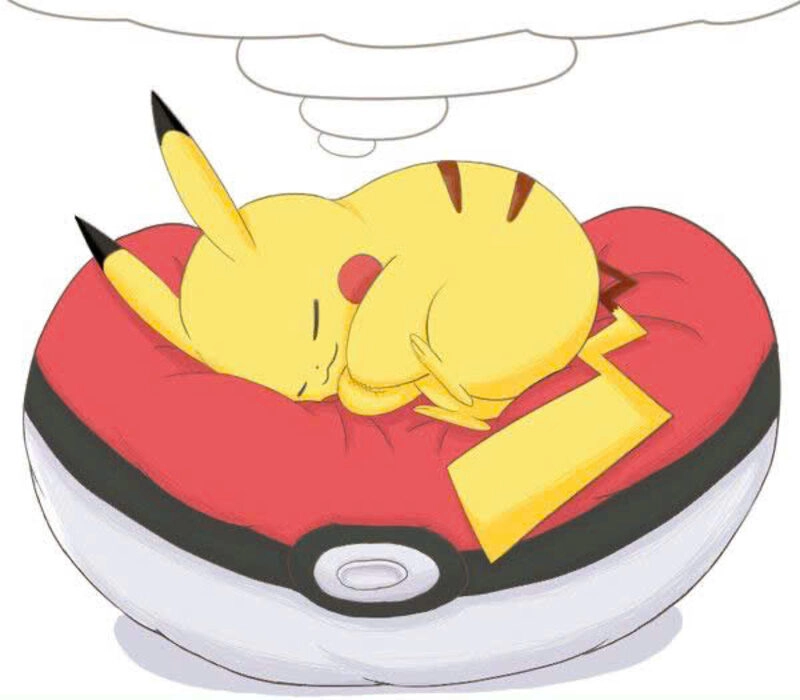 Hình ảnh pikachu cute ngủ say