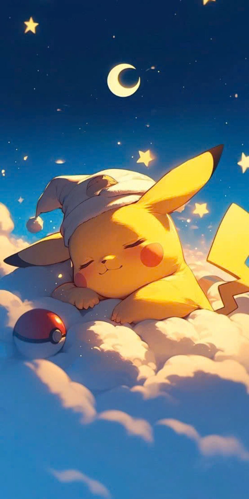 Hình ảnh pikachu cute ngủ say