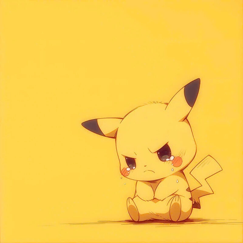 Hình ảnh pikachu cute giận dữ