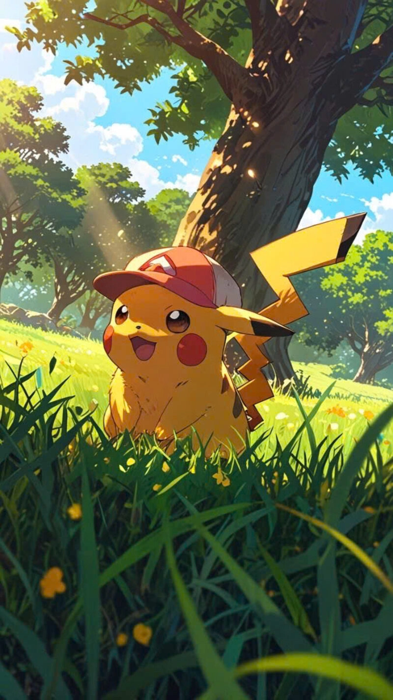 Hình ảnh pikachu vui vẻ