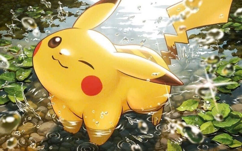 Hình ảnh pikachu cute đầy năng lượng