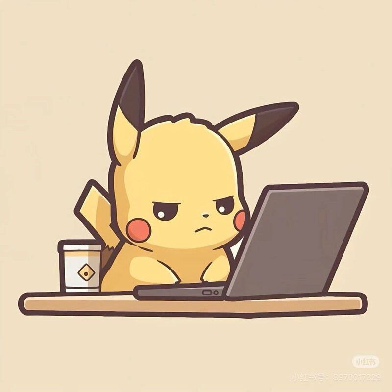 Hình ảnh pikachu cute đầy học thức