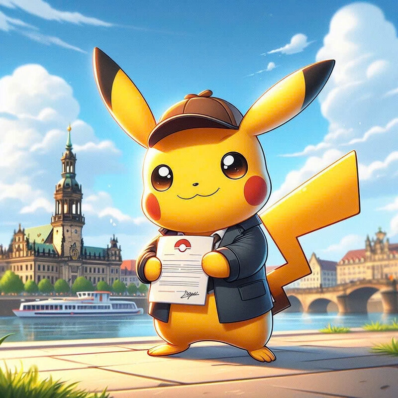 Hình ảnh pikachu cute đầy học thức