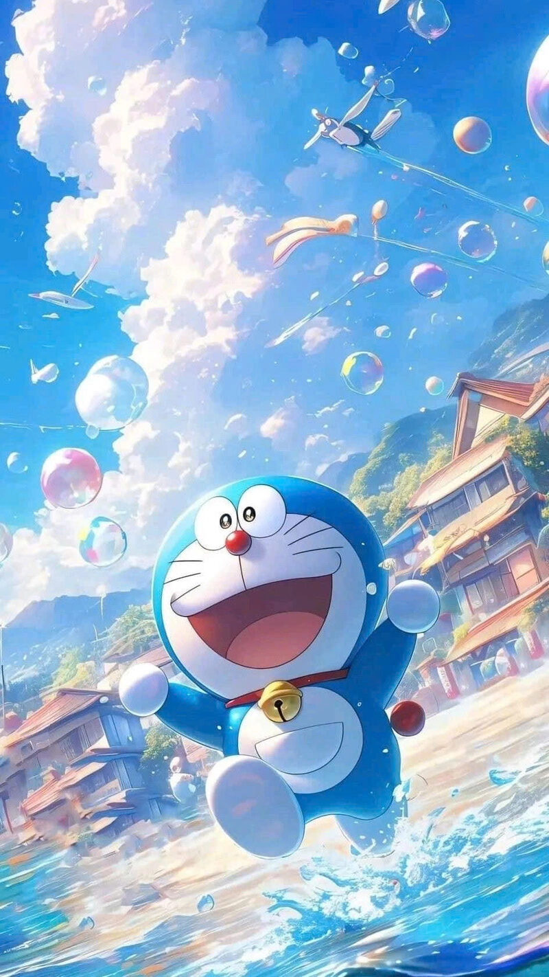 Hình ảnh Doraemon vui vẻ