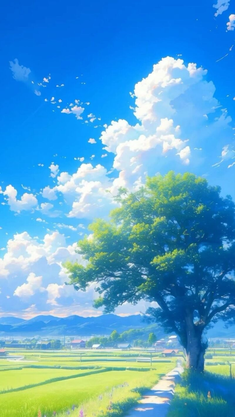 bầu trời xanh ảnh avatar đẹp cho con gái